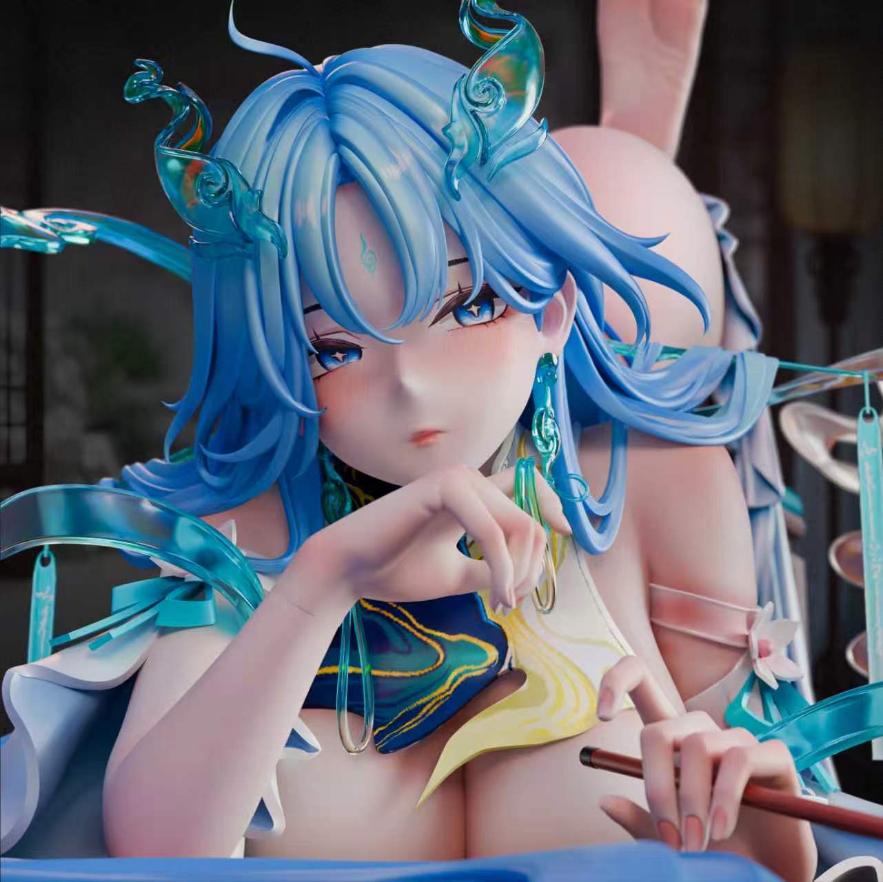 Wuthering Waves Qingxiao anime statue