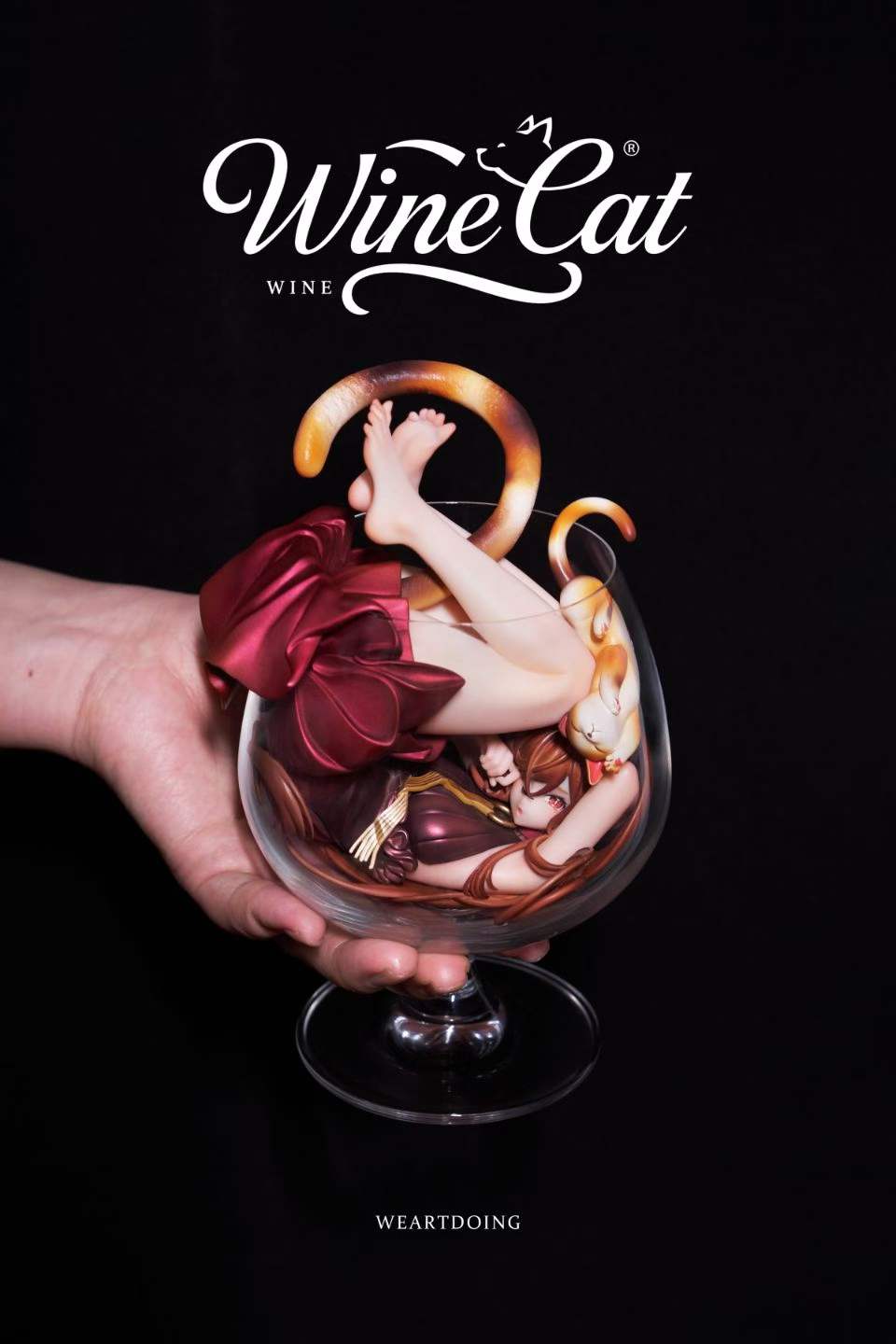 [Pre-order] 1/6 Wine Cat - Blue & Red - WEARTDOING