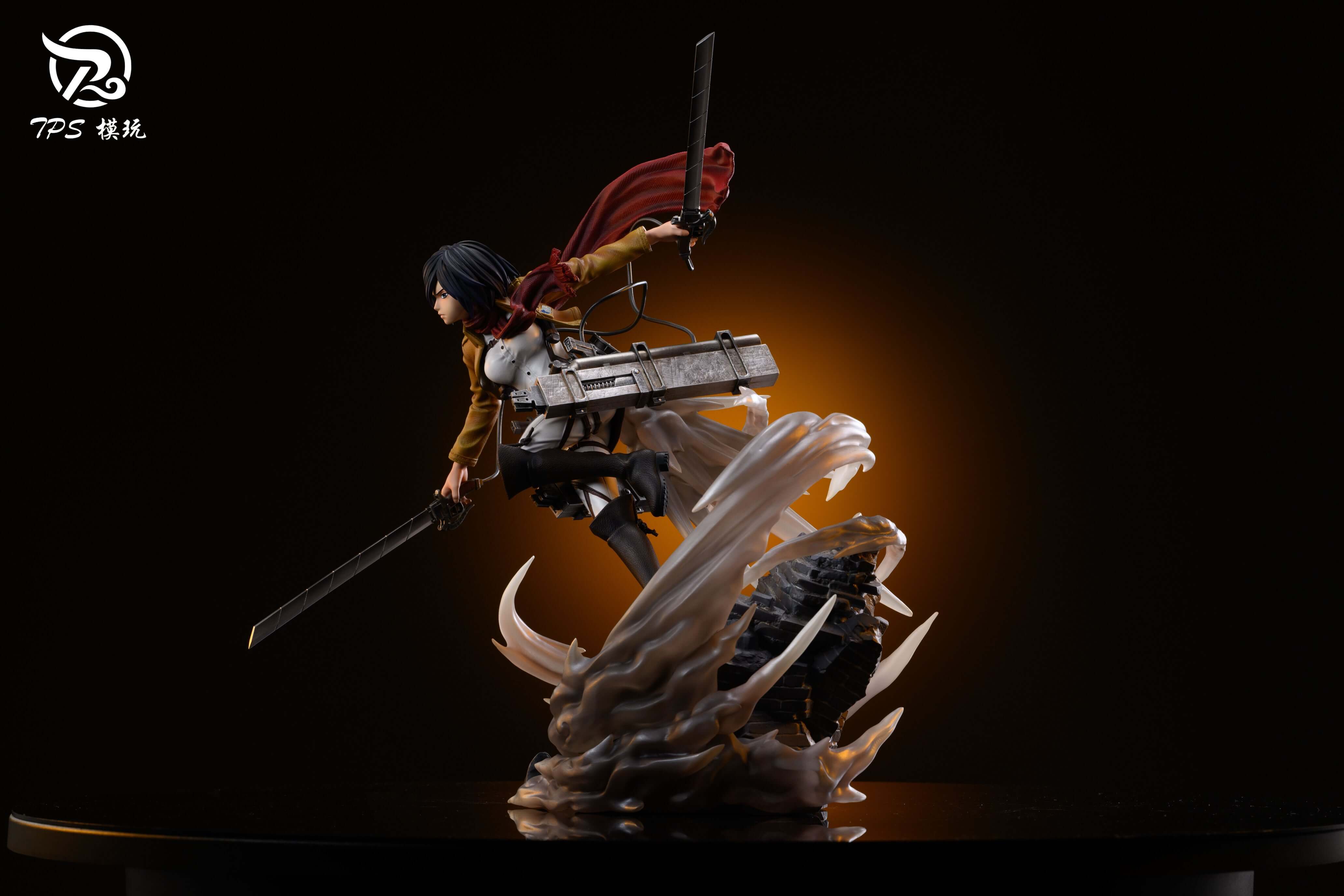 Mikasa figure left