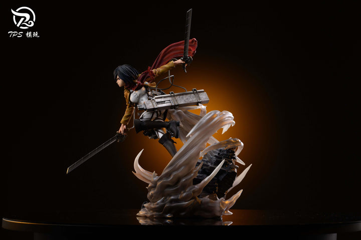 Mikasa figure left