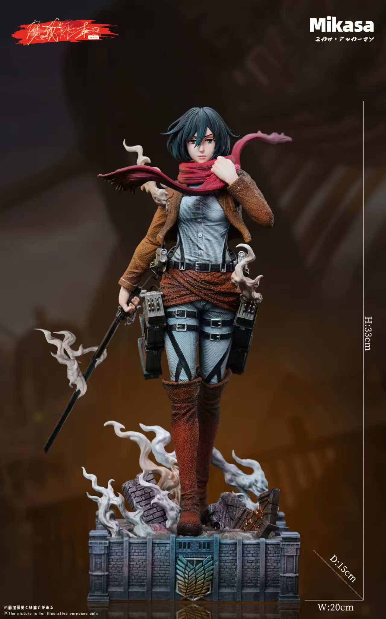 Mikasa Ackerman Statue