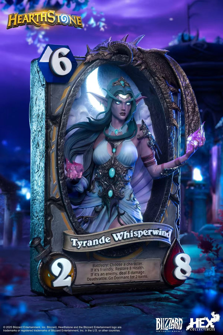 Hearthstone Tyrande Whisperwind statue