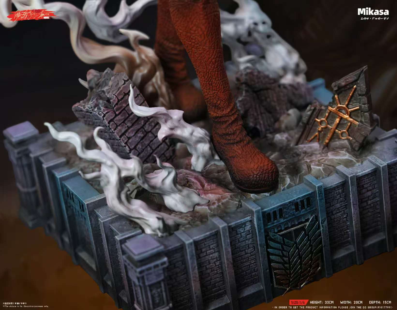 [Pre-order] 1/6 Mikasa Ackerman Statue - Mowo Account Studio