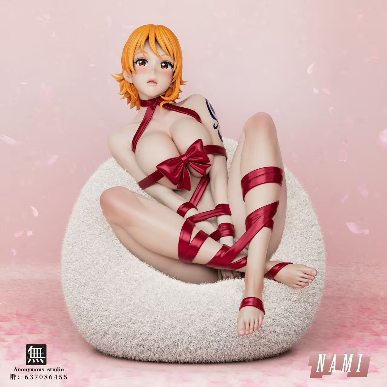 one piece Nami hentai statue
