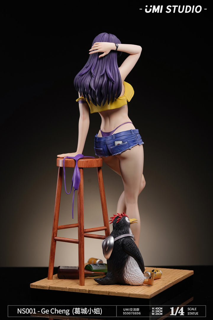 misato katsuragi figure back