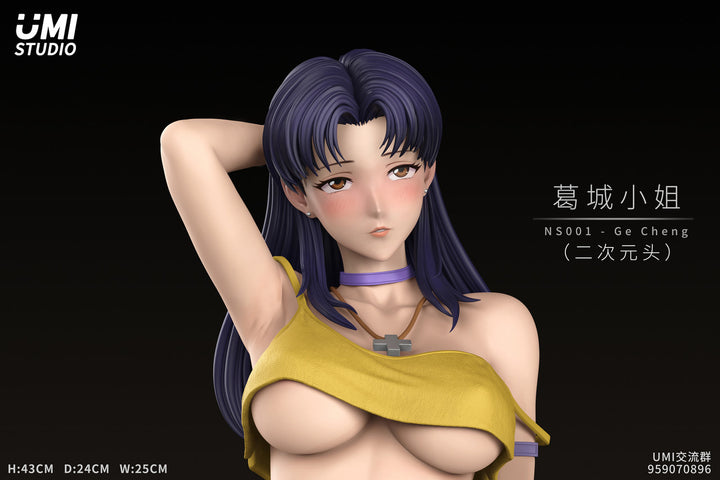 misato katsuragi figure anime head 