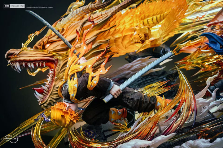 Zenitsu Kimetsu no Yaiba statue