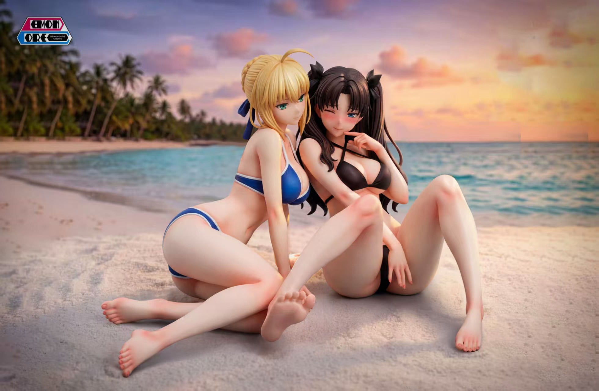 Saber & Rin Tohsaka statue