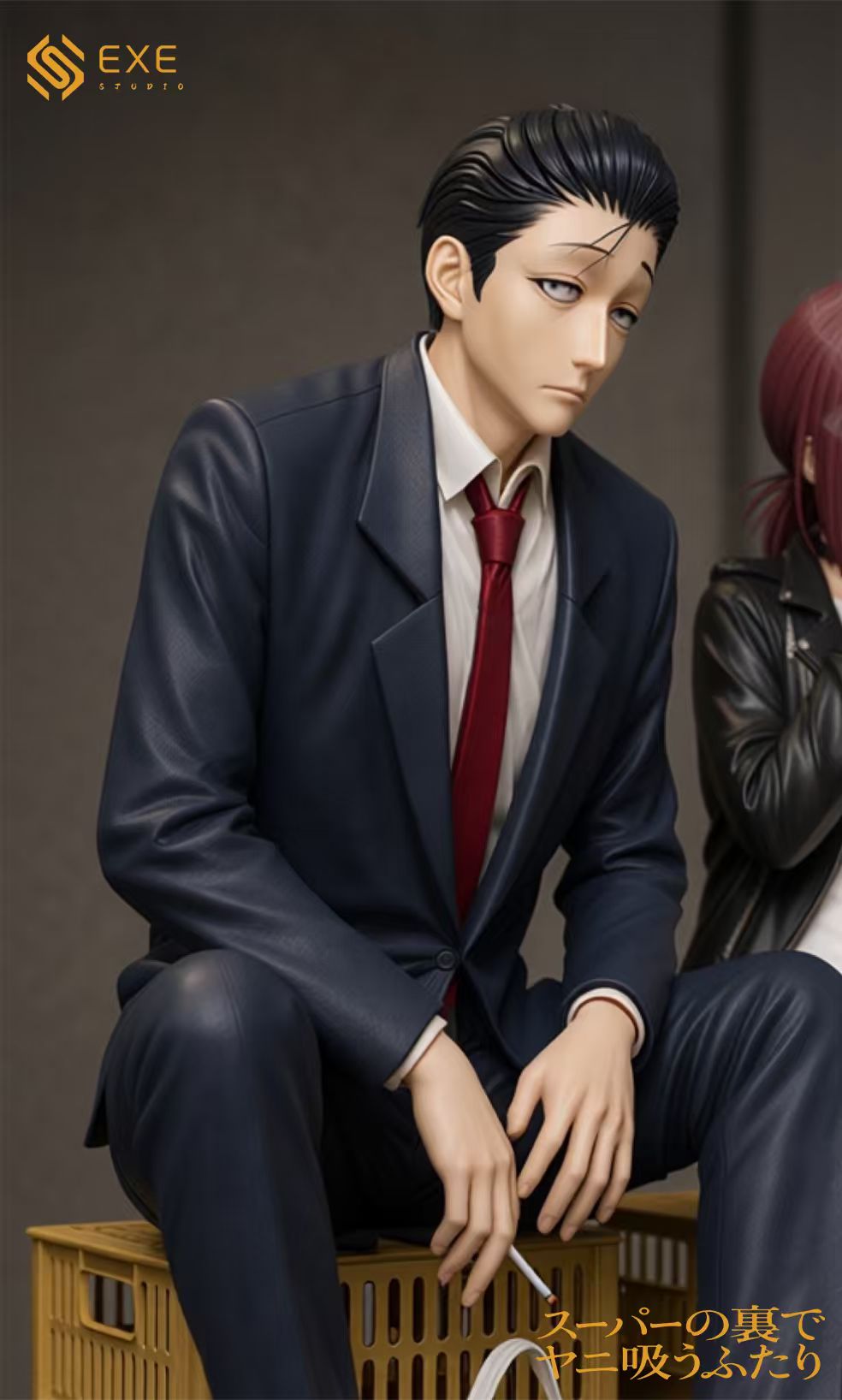 Sasaki & Tayama anime statue