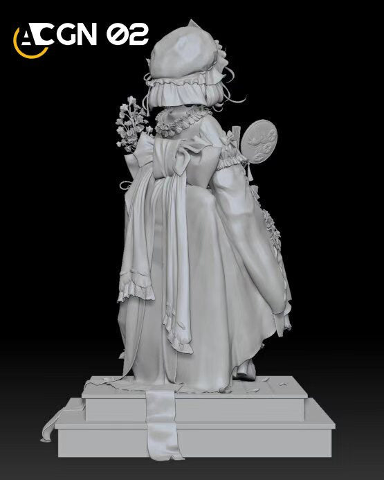 Saigyouji Yuyuko anime statue