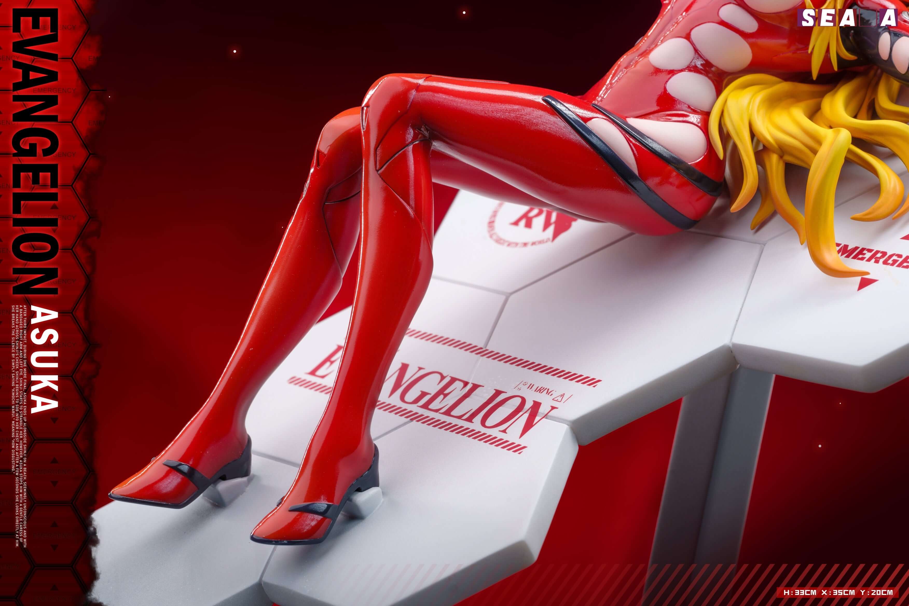 Eva Asuka action figure NSFW leg details