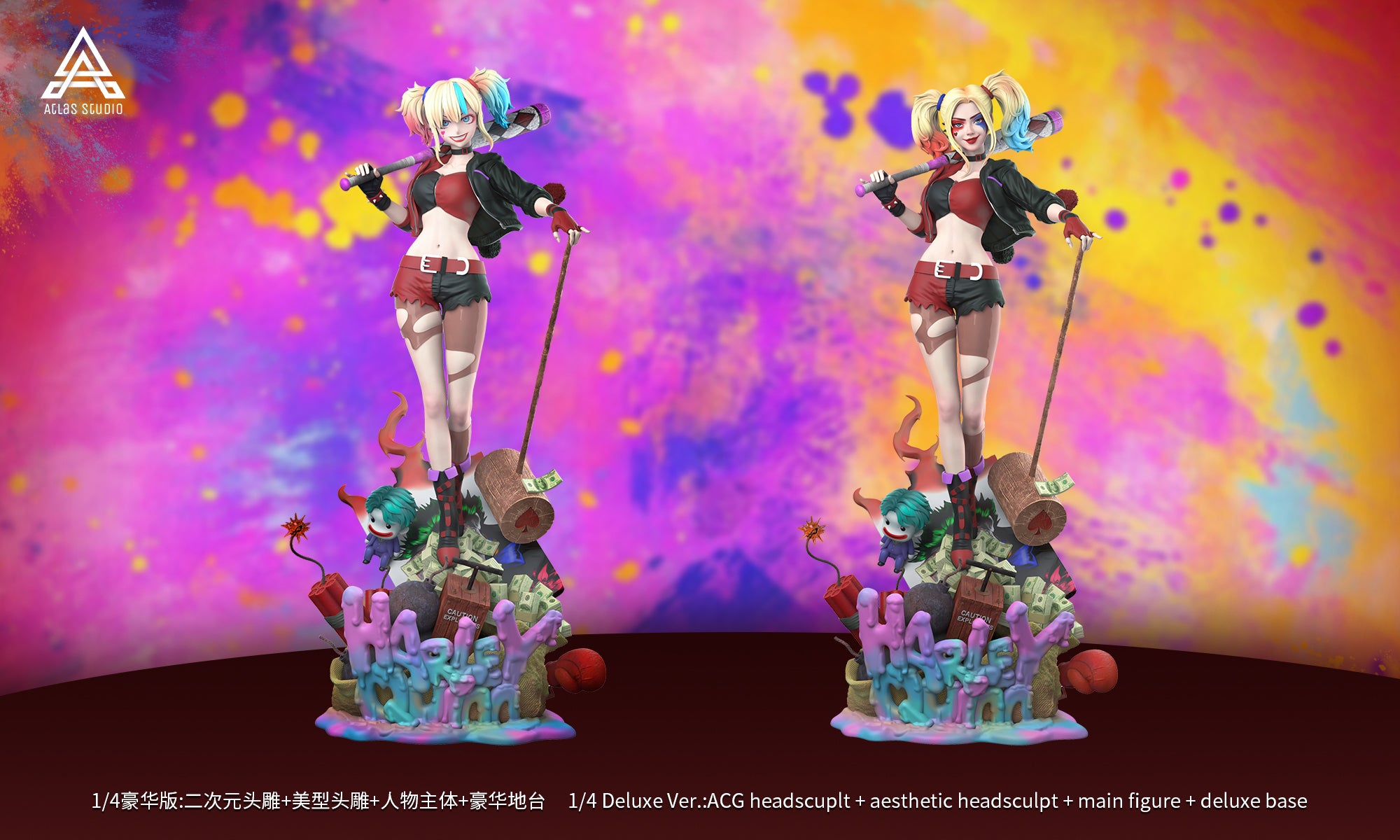 [Pre-order] 1/6 & 1/4 Harley Quinn - Atlas Studio