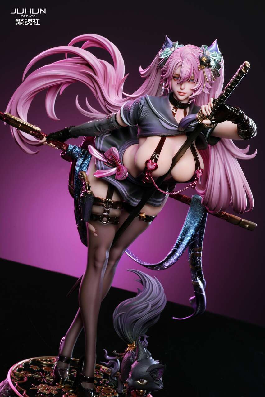 Demon Slaying Girl Aya Statue