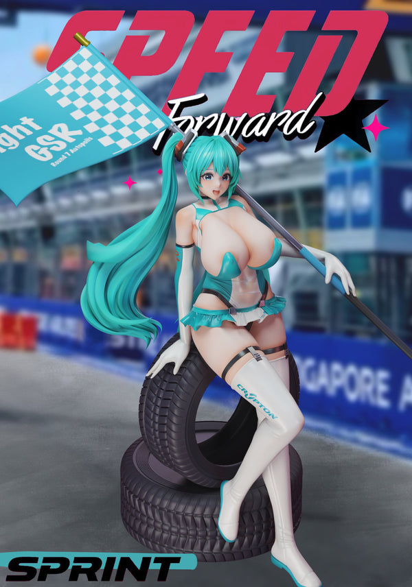 Racing Girl Hatsune Miku figure