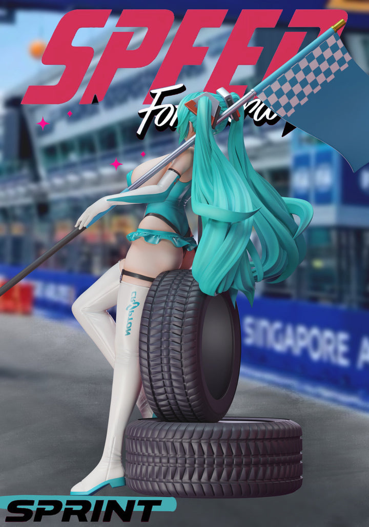 Hatsune Miku statue