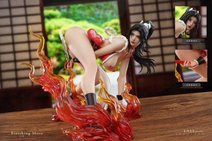 Mai Shiranui hentai statue