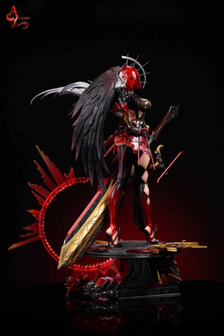 Female Knight hentai statue