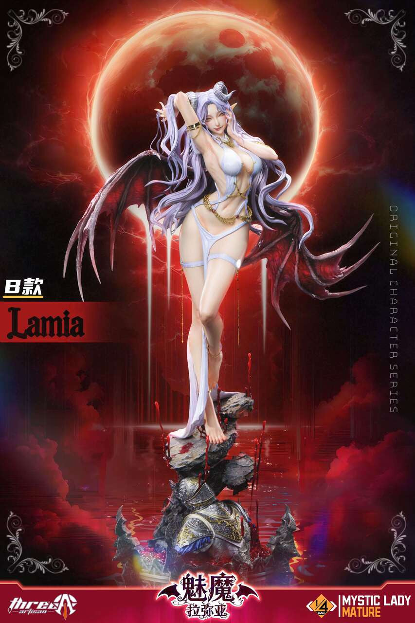 Succubus Lamia anime statue
