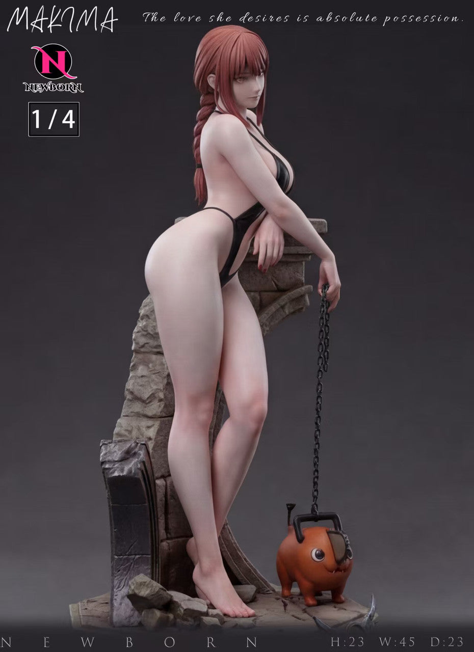 Makima Chainsaw Man statue