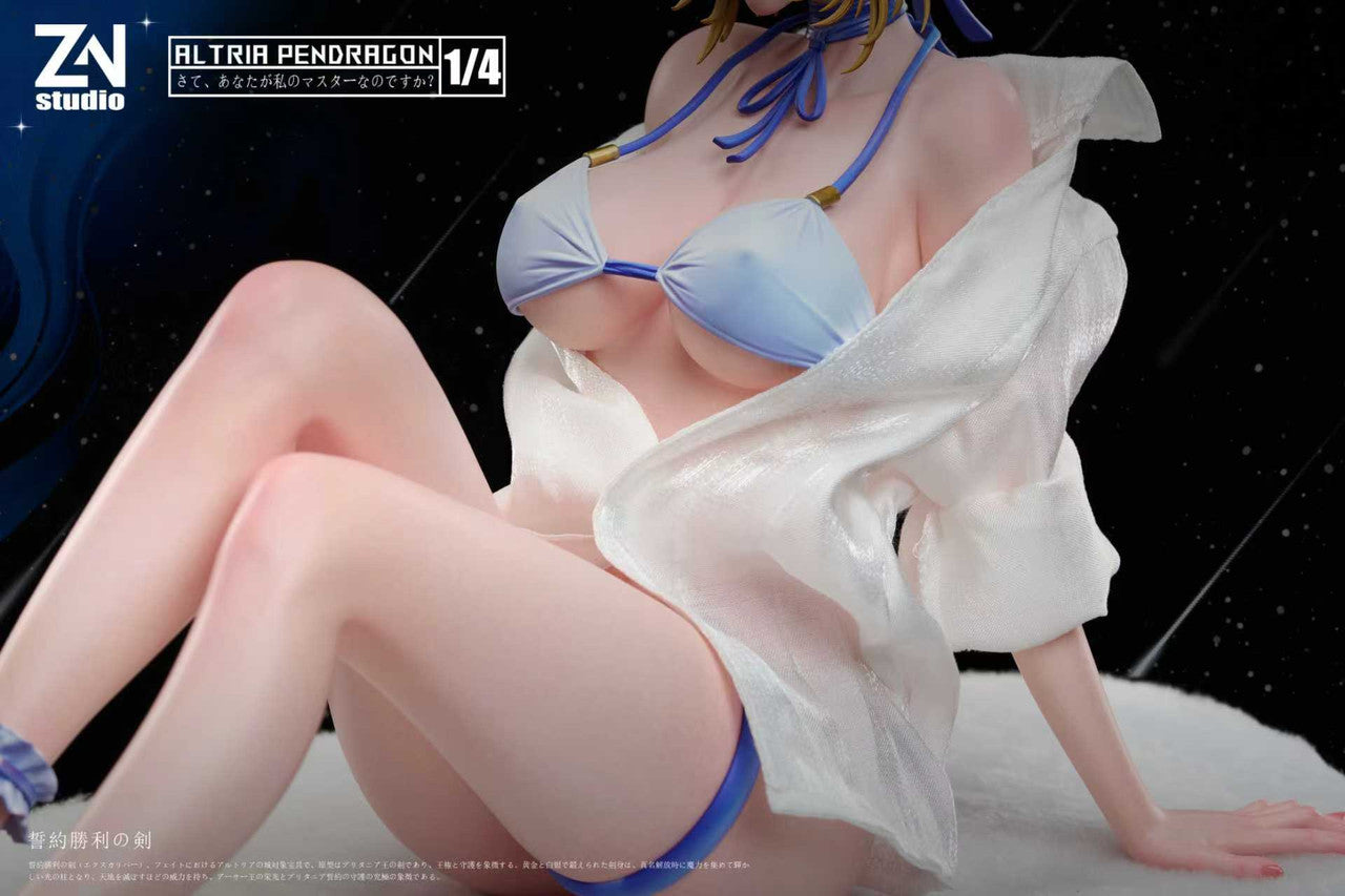 Saber hentai statue