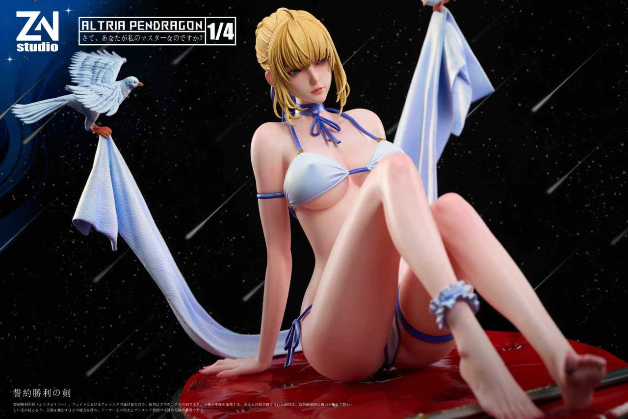 Saber anime figure