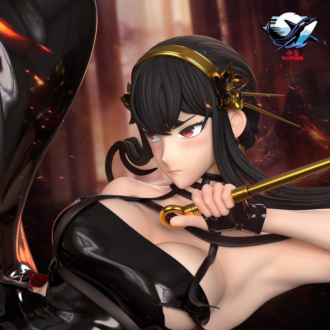 Yor Forger hentai statue