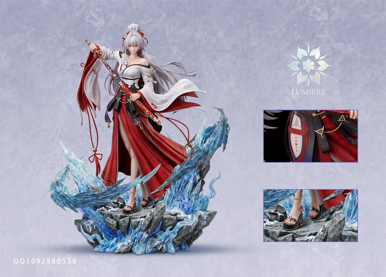 Hiyuki Wuthering Waves anime statue