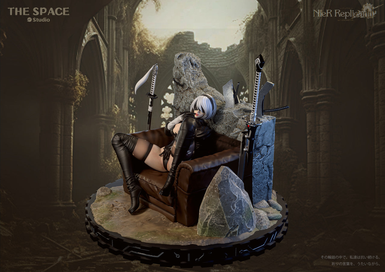  NieR Automata 2B hentai statue