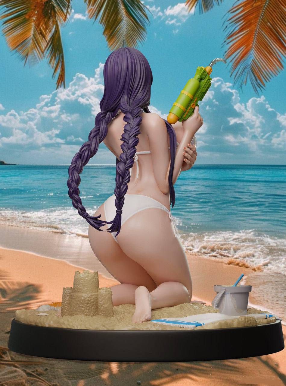 Busujima Saeko naked figure