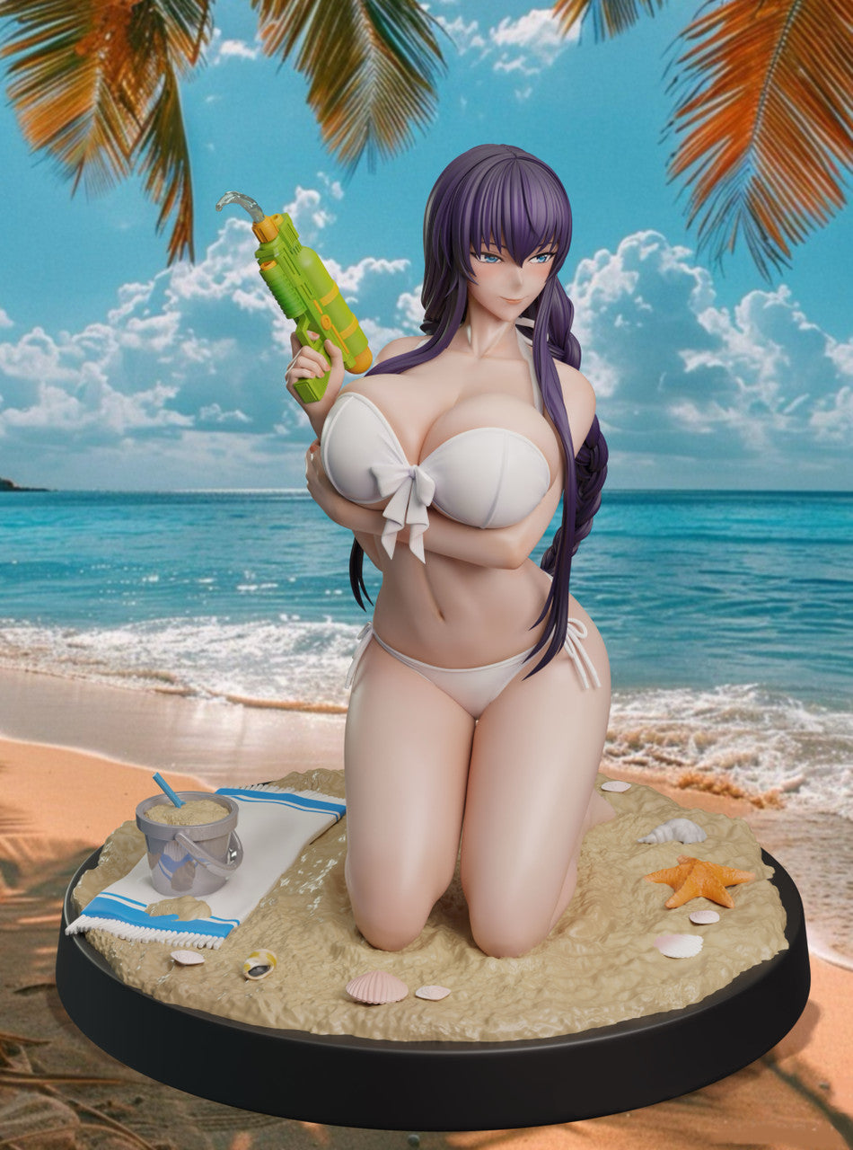 Busujima Saeko statue