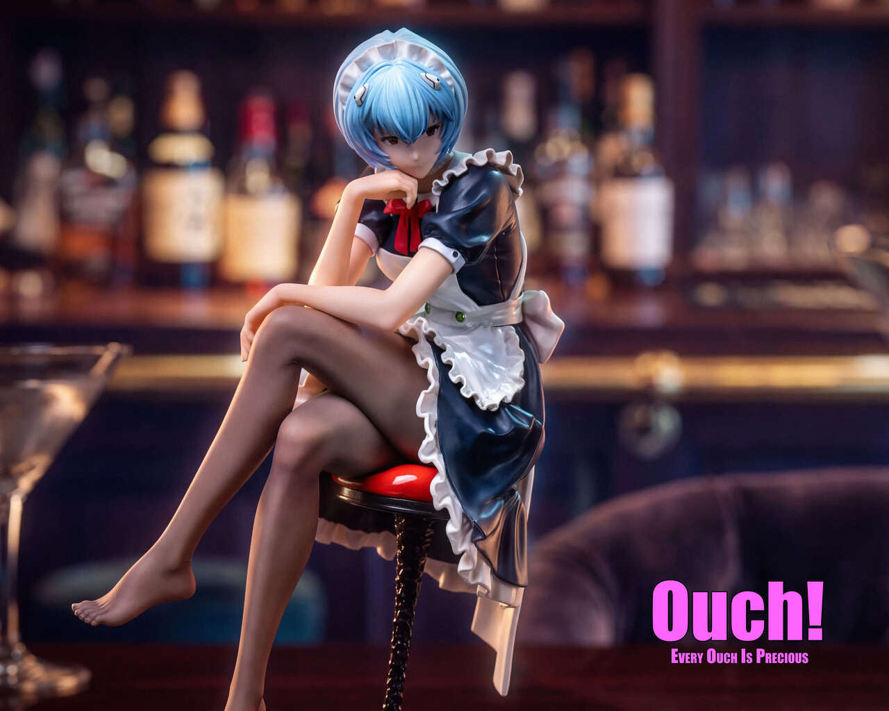 [Pre-order] 1/6 Rei Ayanami Maid Statue - Ouch!Studio