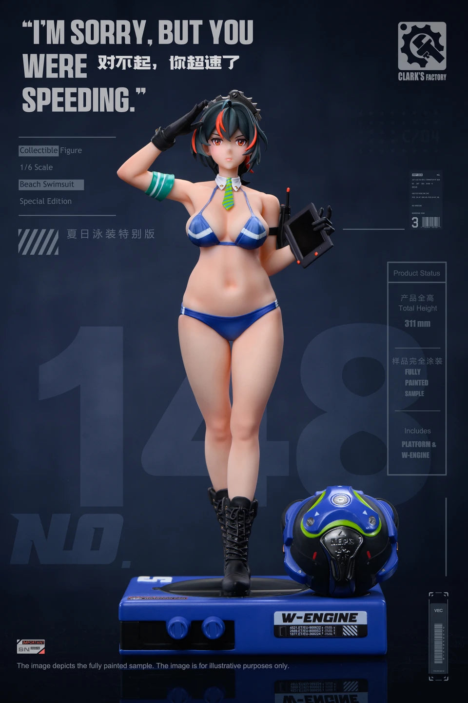 [Pre-order]  1:6 Zhu Yuan swimsuit- Clarke's Factory Studio