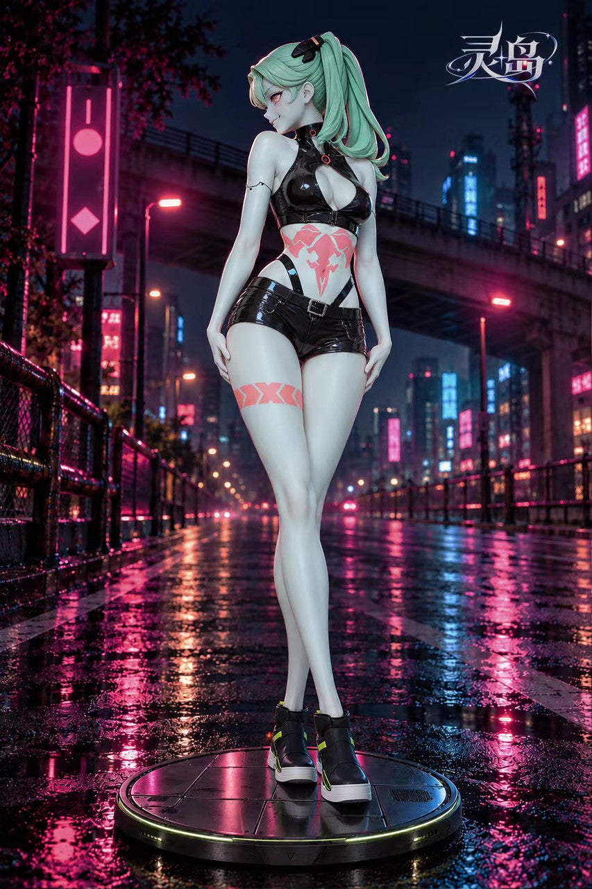 Cyberpunk Rebecca statue