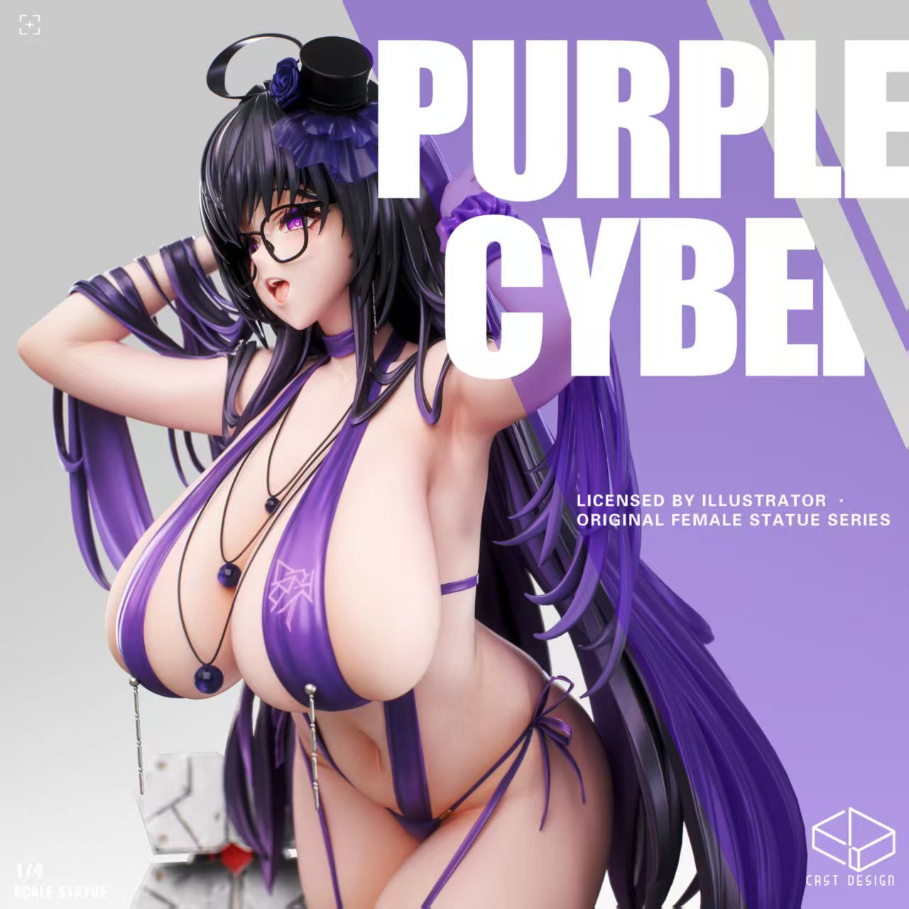 [Pre-order] 1/4 Purple Cyber - Cast Design