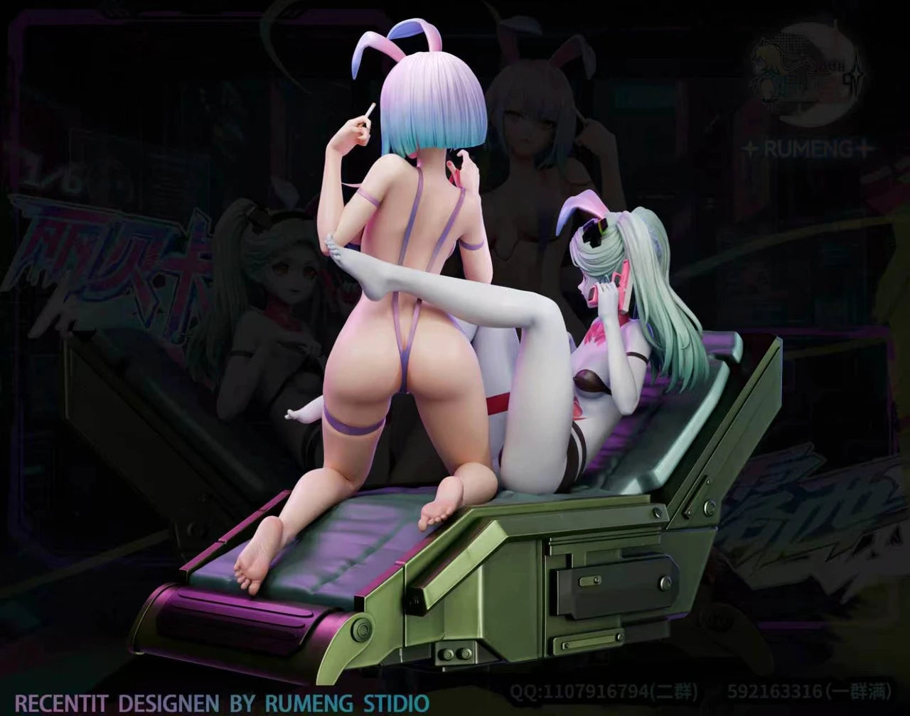 Cyberpunk: Edgerunners Lucy & Rebecca hentai statue