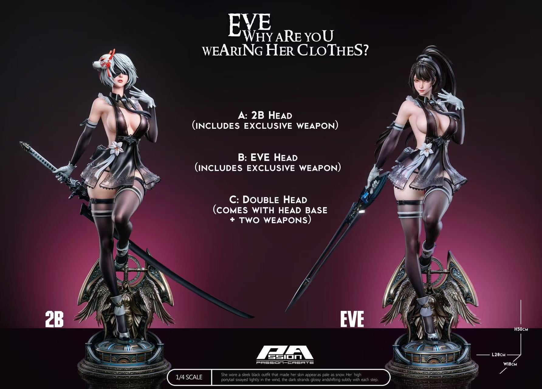 [Pre-order] 1/4 Stellar Blade Eve (2B) - PA Create
