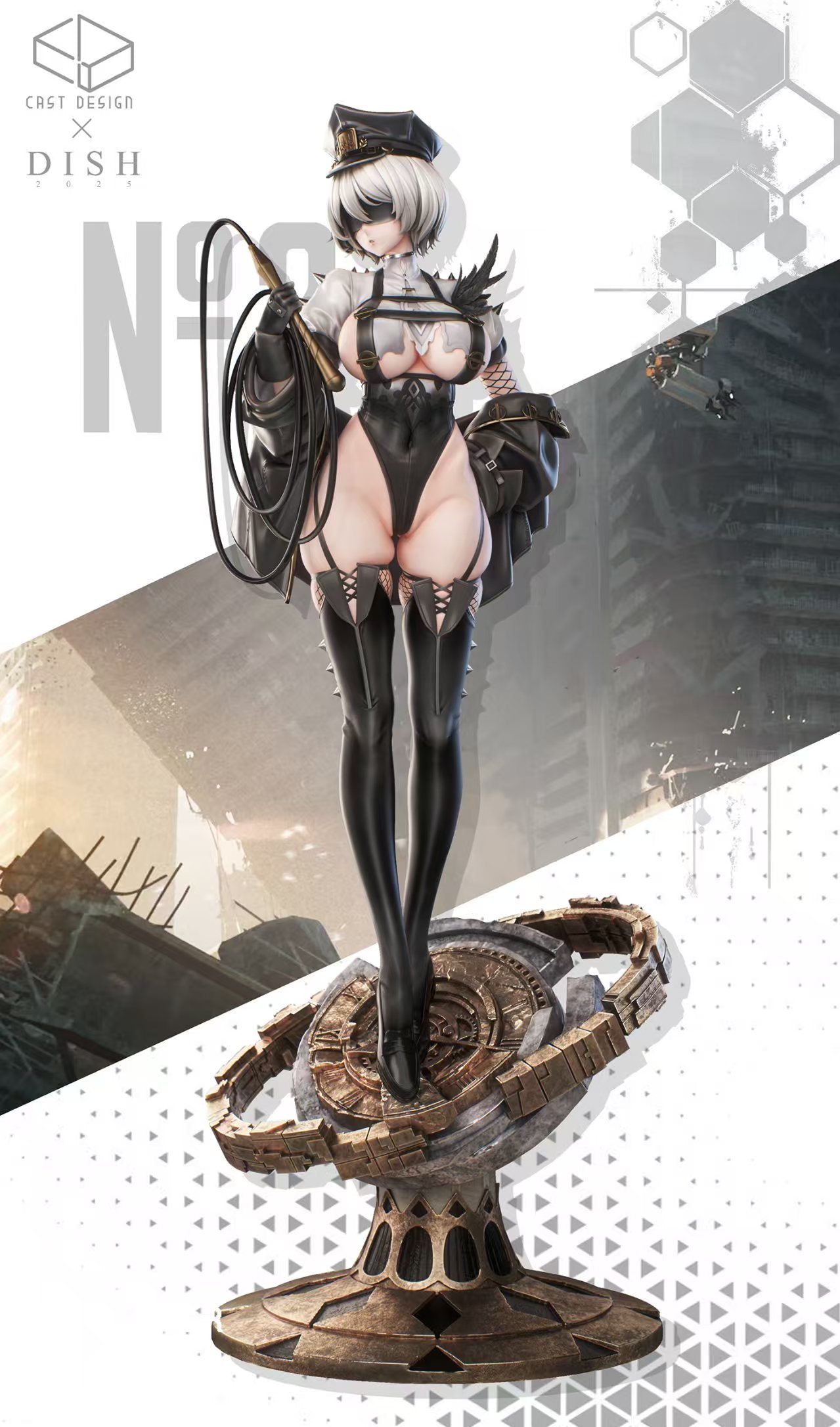 [Pre-order] 1/4 Type 2B NieR: Automata Statue - Cast Design