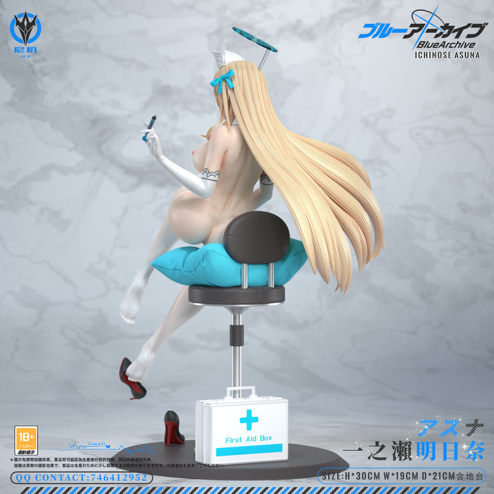 Ichinose Asuna nude anime figure back