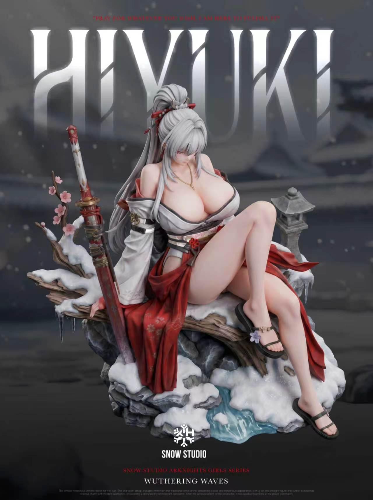 Hiyuki Wuthering Waves anime figure