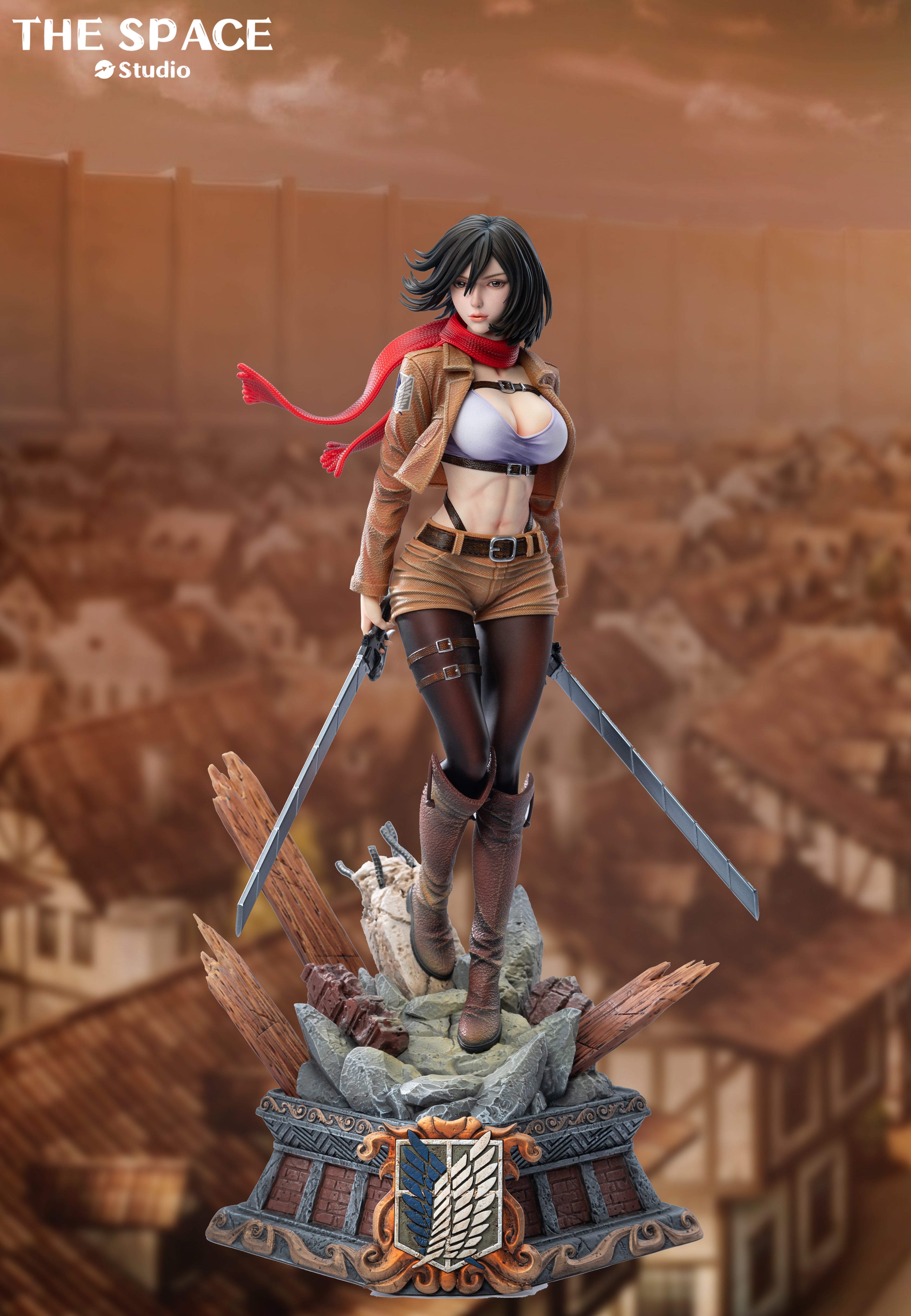 [Pre-order] 1/6 & 1/4 Mikasa Ackerman Statue - The Space