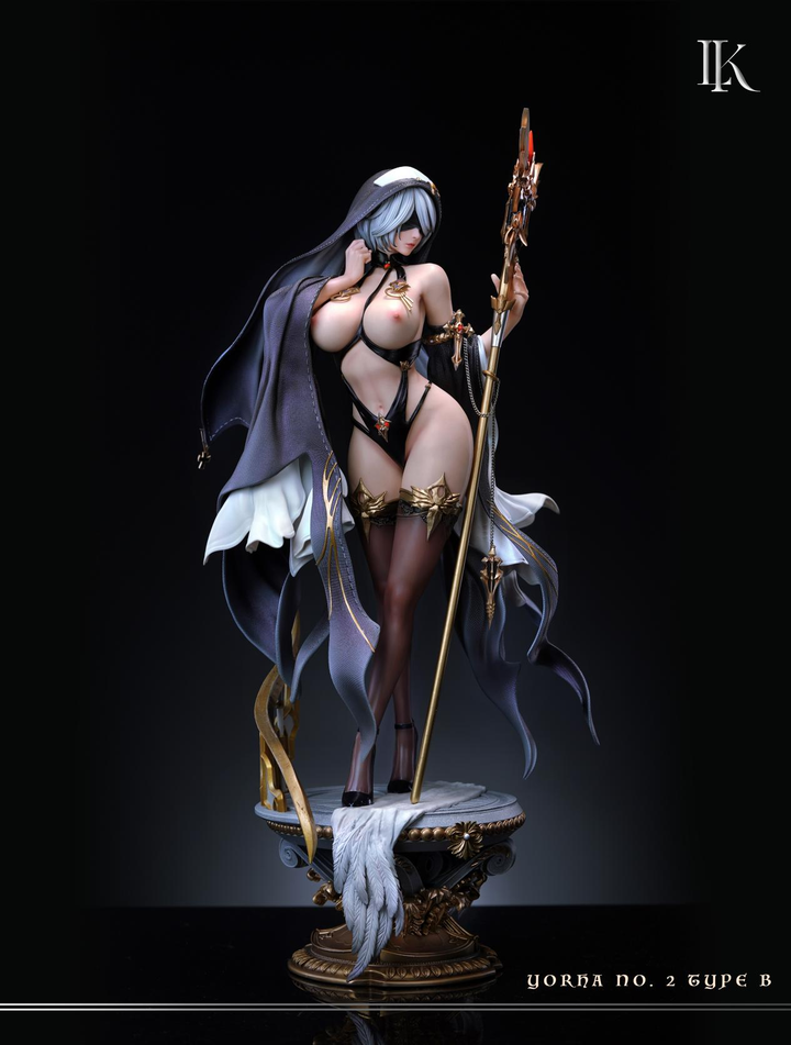 Nun 2B nude anime figure