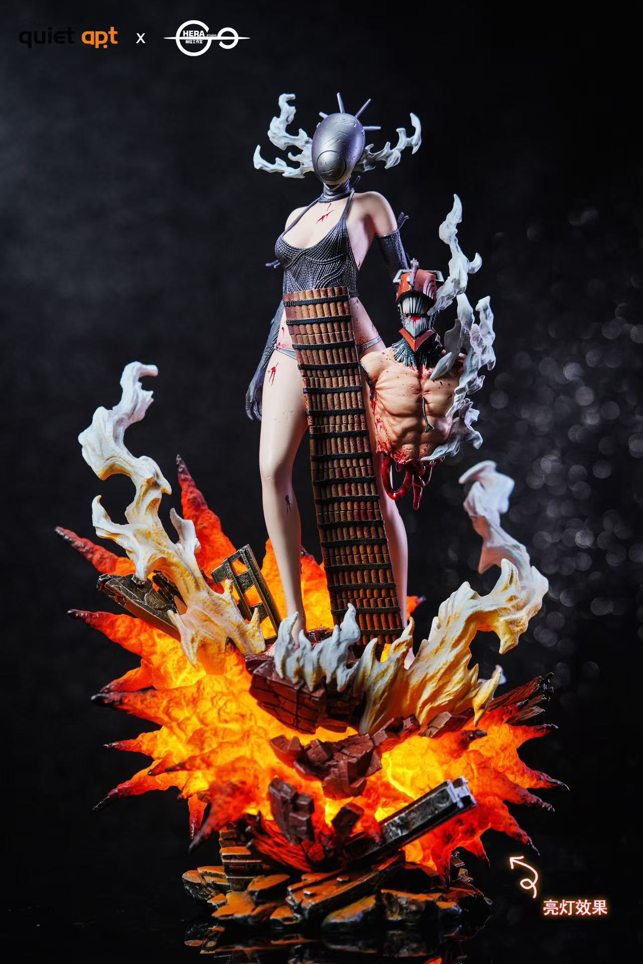 [Pre-order] 1/6 Bomb & Reze & Kiss Bust - QuietArt x Hera Studio