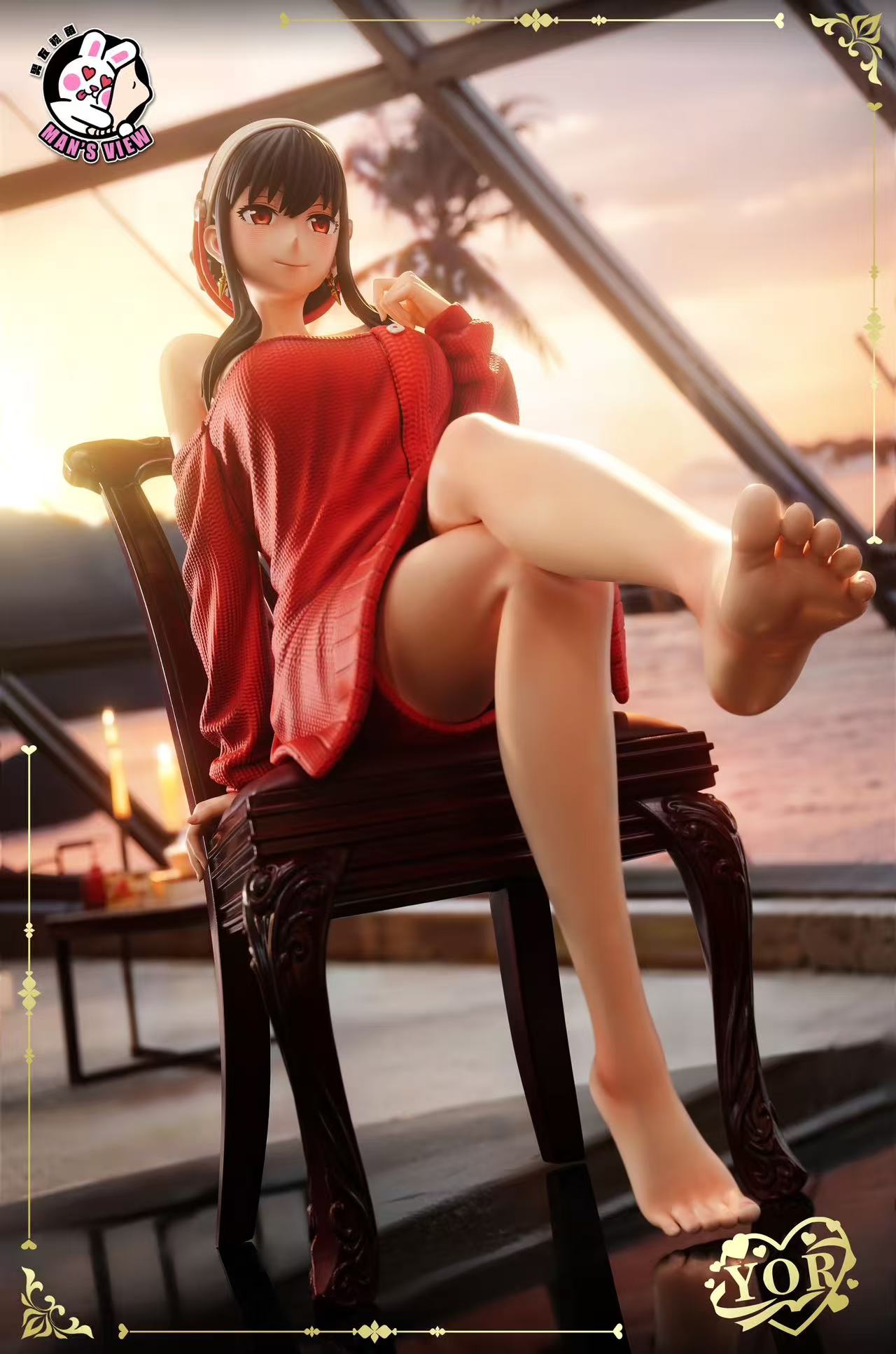 Yor Forger hentai statue