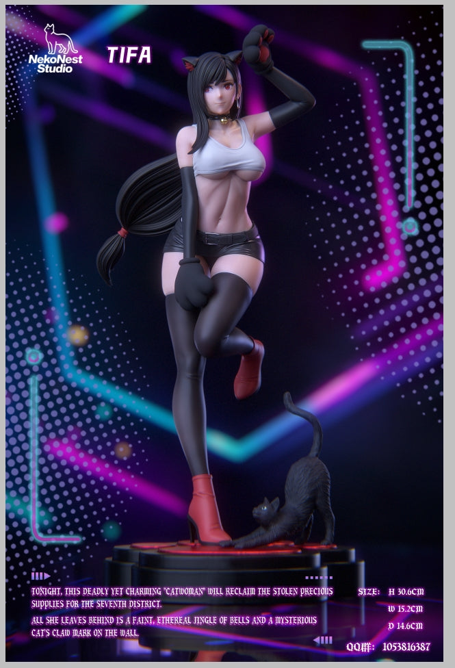 Tifa Cat Girl statue