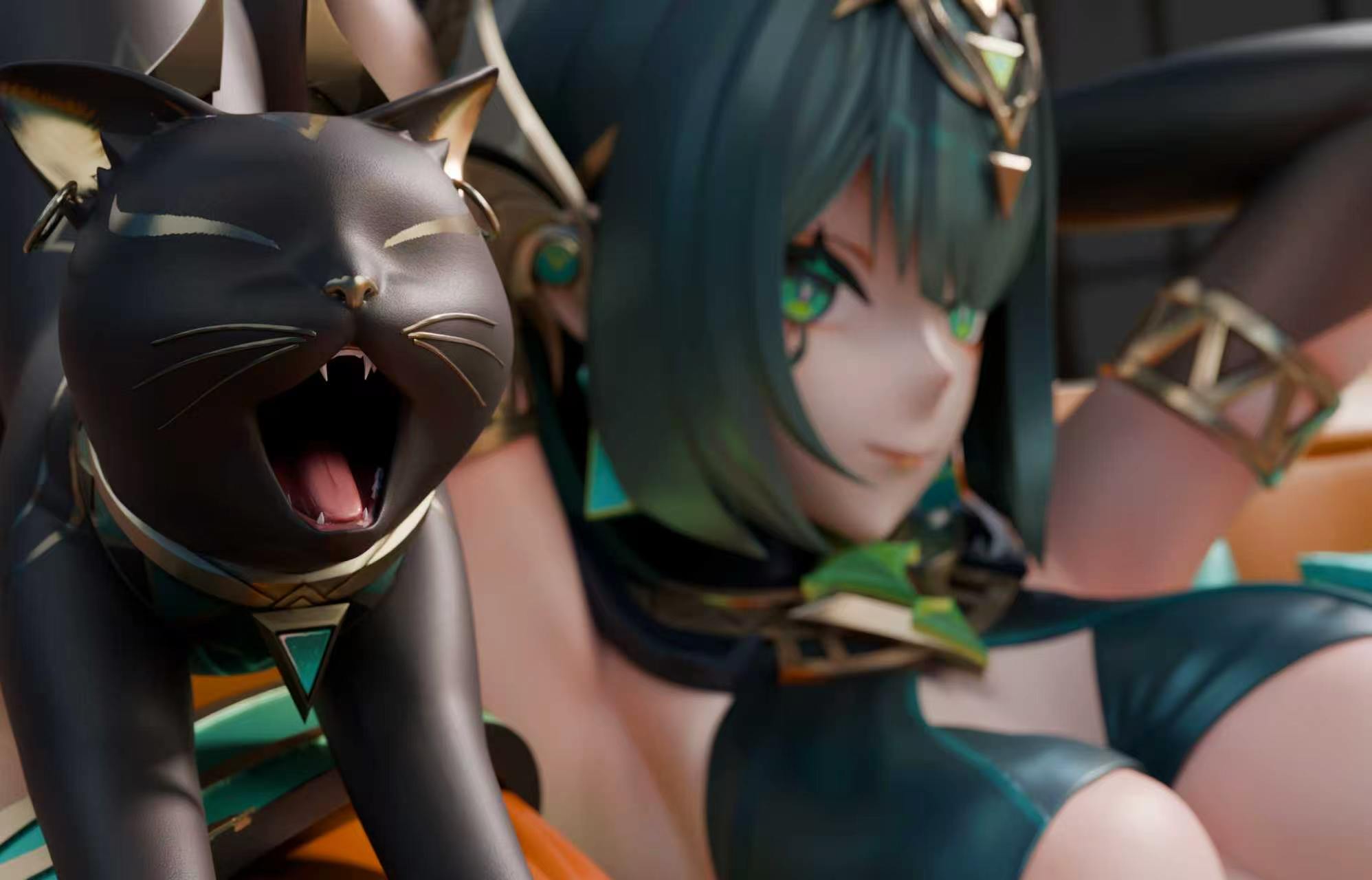 Genshin Impact Nefer anime statue