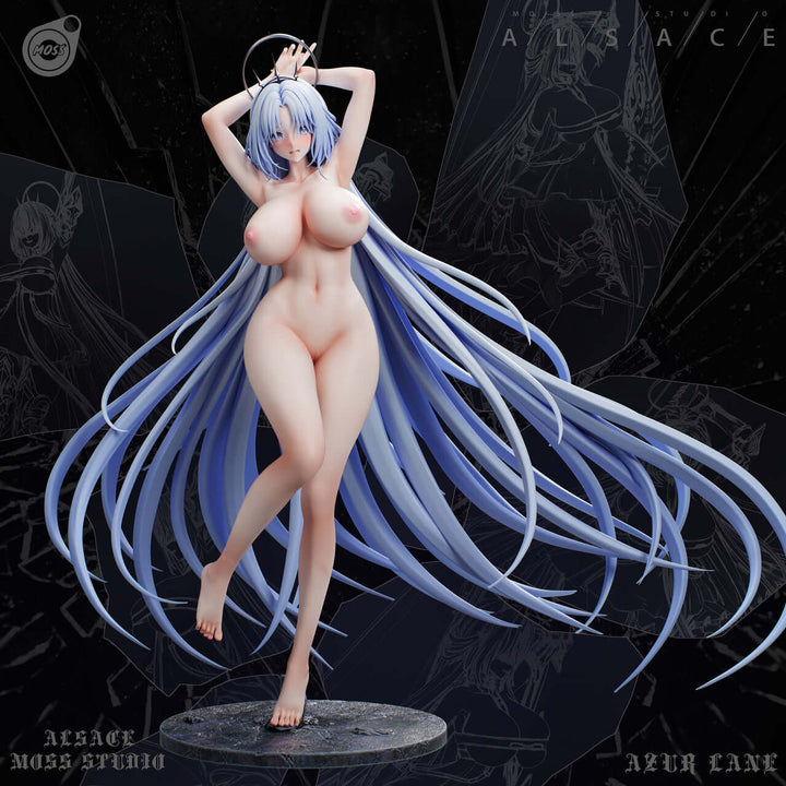 FFNF Alsace Azur Lane Figure nude anime figure front