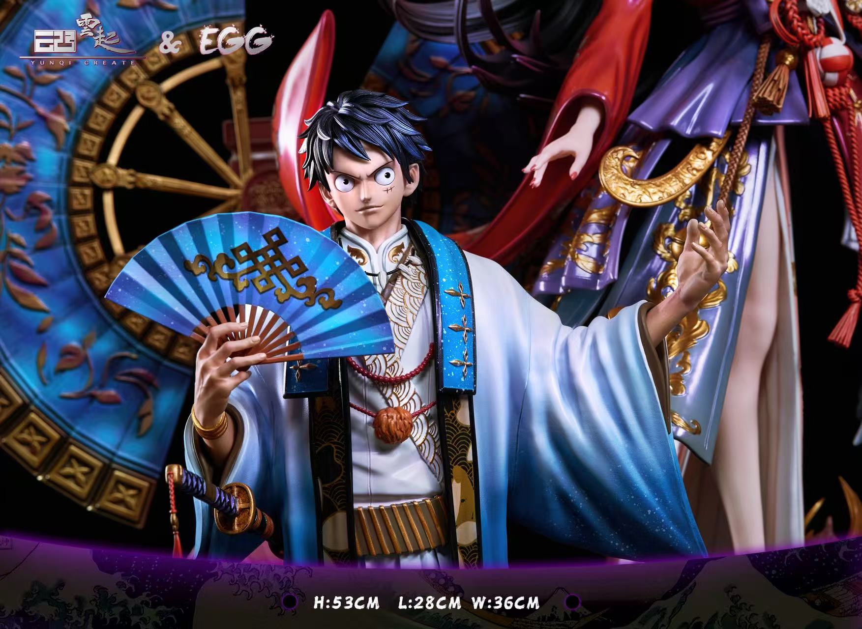 [Pre-order] 1/6 Luffy & Boa Hancock Statue - Yunqi & EGG