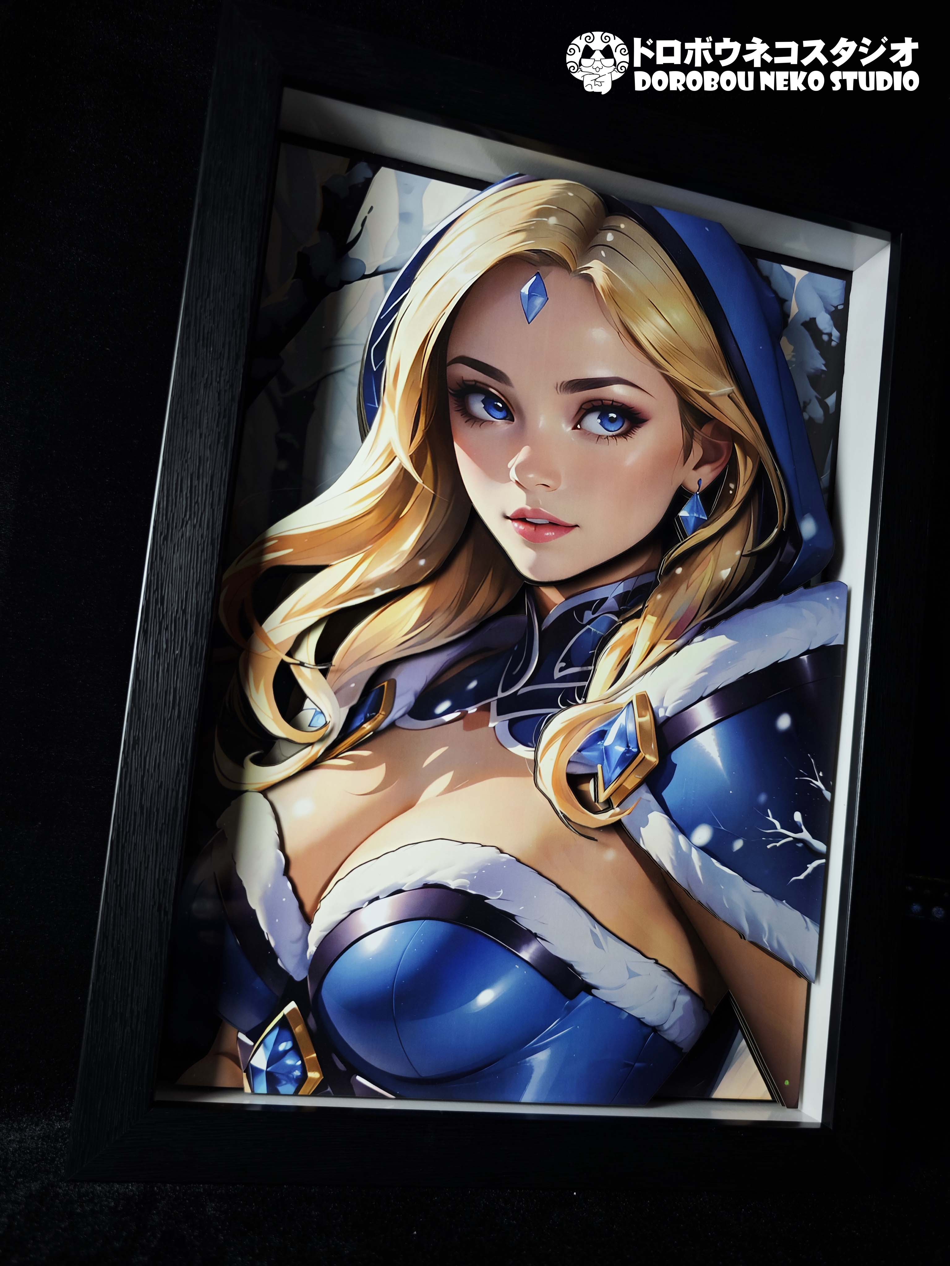 [In Stock] Crystal Maiden 3D Decorative Painting- Dorobou Neko Studio