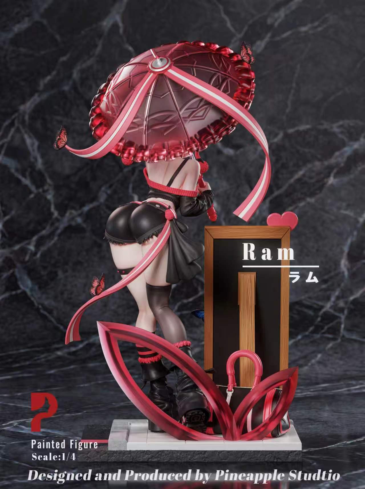 Rem & Ram hentai statue