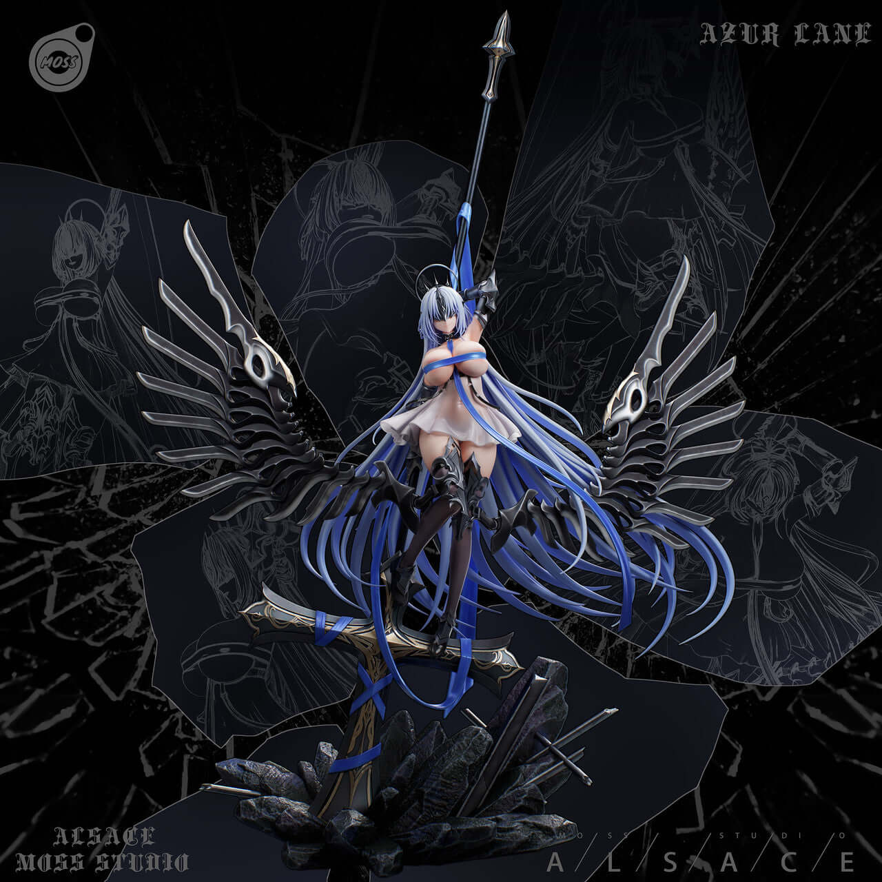 FFNF Alsace Azur Lane Figure front 3